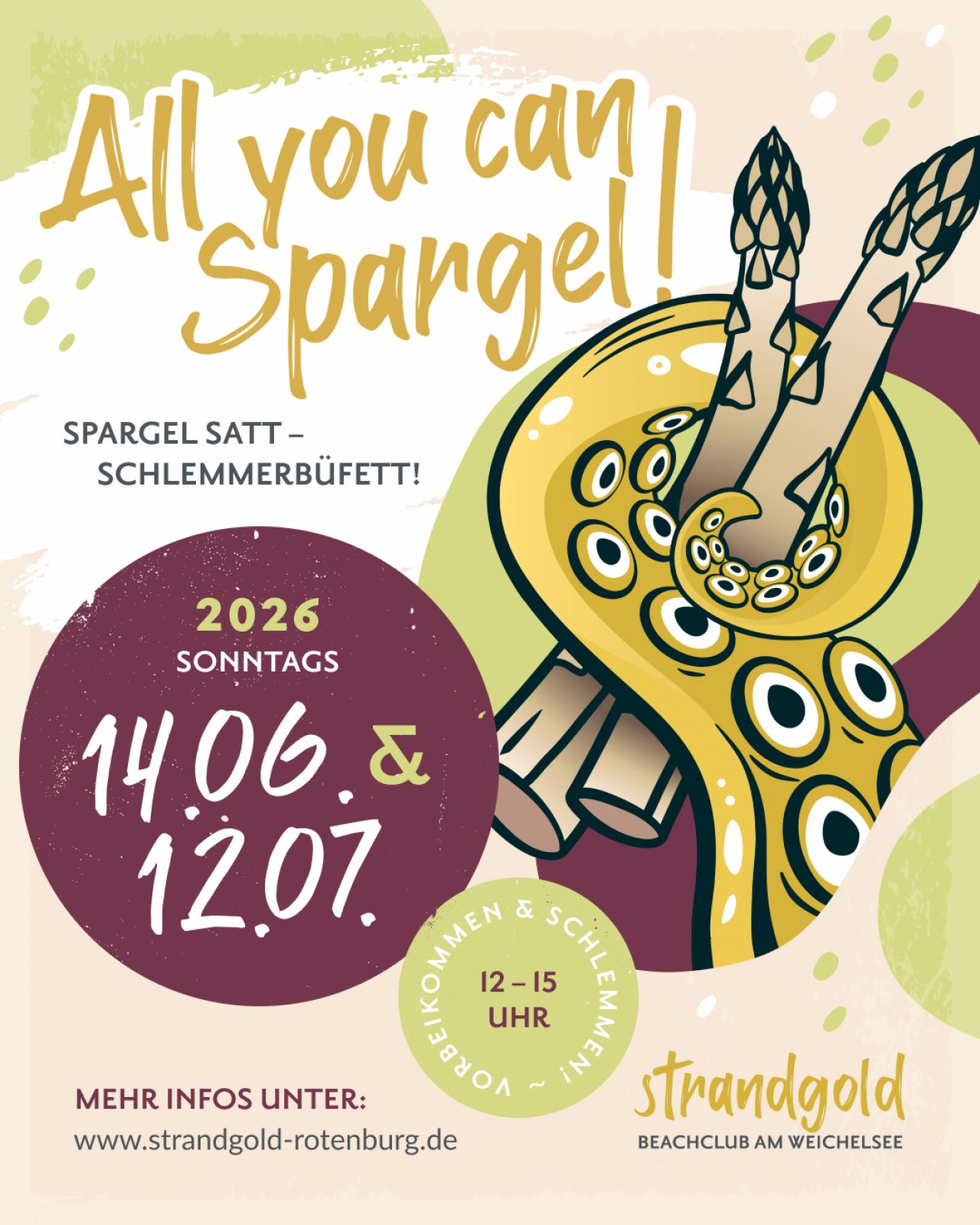 Spargel-Büfett